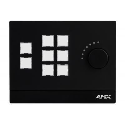 AMX Massio 8 Button Ethernet KeyPad AV Control Systems. Part code: FG5793-08L-B.