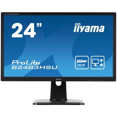iiyama 24" ProLite B2483HSU-B1DP Monitor Monitors. Part code: B2483HSU-B1DP.