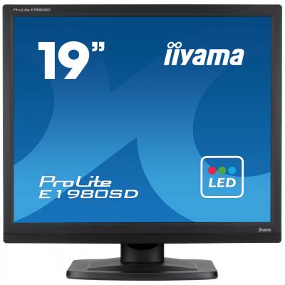 iiyama 19" ProLite E1980SD-B1 Monitor Monitors. Part code: E1980SD-B1.