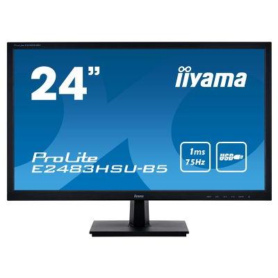 iiyama 24" Prolite E2483HSU-B5 Monitor Monitors. Part code: E2483HSU-B5.