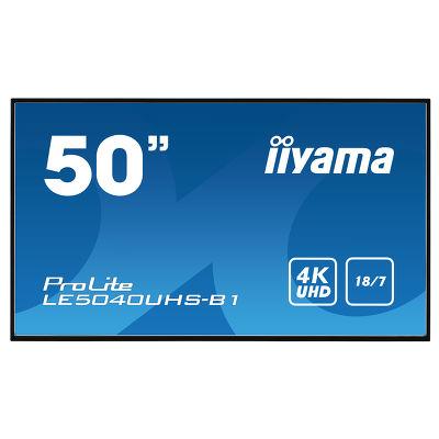 iiyama 50" LE5040UHS-B1 Display Commercial Displays. Part code: LE5040UHS-B1.