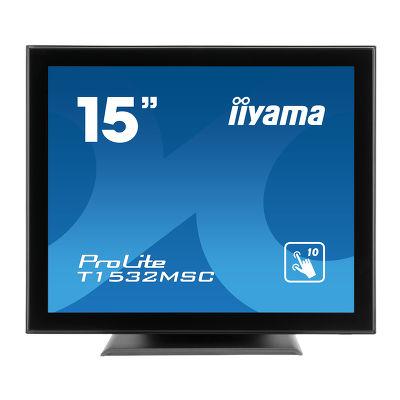 iiyama 15" PROLITE T1532MSC-B5AG Touch Screen Monito Touch Monitors. Part code: T1532MSC-B5AG.