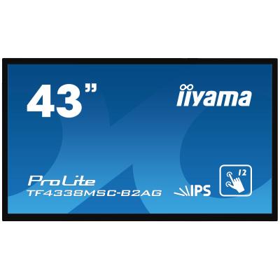 iiyama 43" ProLite TF4338MSC-B2AG Interactive Displa Interactive Displays. Part code: TF4338MSC-B2AG.