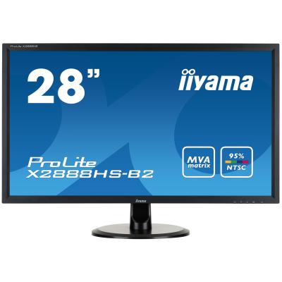 iiyama 28" ProLite X2888HS-B2 Monitor Monitors. Part code: X2888HS-B2.