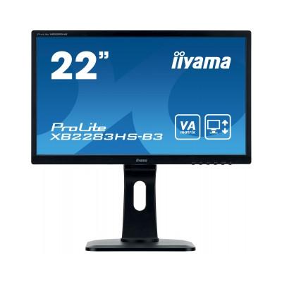 iiyama 22" ProLite XB2283HS-B3 Monitor Monitors. Part code: XB2283HS-B3.