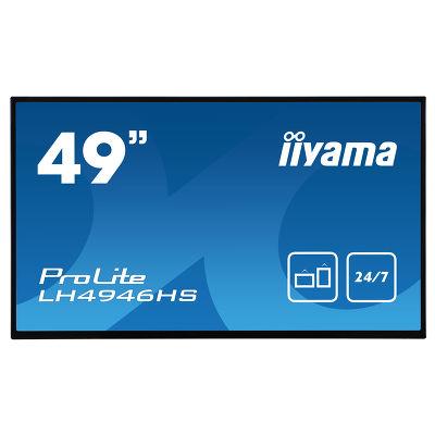 iiyama 49" ProLite LH4946HS-B1 Display Commercial Displays. Part code: LH4946HS-B1.
