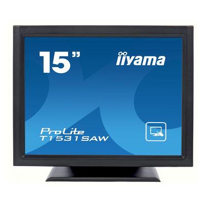 iiyama 15" ProLite T1531SAW-B5 Touch Screen Monitor Touch Monitors. Part code: T1531SAW-B5.