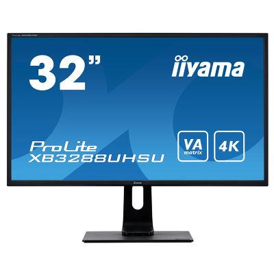 iiyama 32" ProLite XB3288UHSU-B1 Monitor Monitors. Part code: XB3288UHSU-B1.
