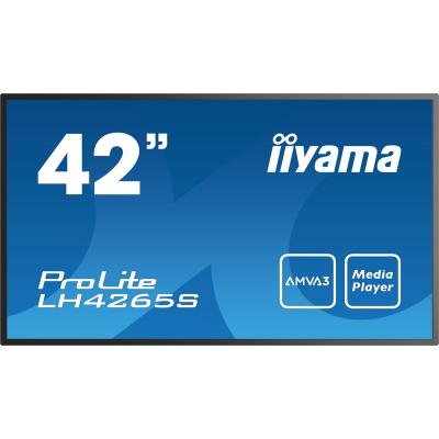 iiyama 42" LH4265S-B1 Display Commercial Displays. Part code: LH4265S-B1.