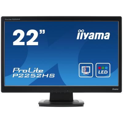 iiyama 22" ProLite P2252HS-B1 Monitor Monitors. Part code: P2252HS-B1.